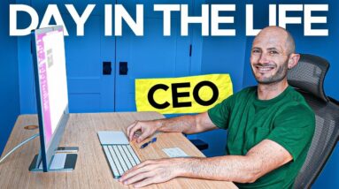 A Day In The Life Of A CEO Running A $100M Company (From Home)