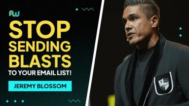 Stop sending blasts to your email list! ✋