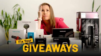 Why Your Giveaway Sucked… and How to Make It Better