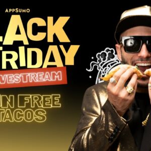 Win Free Tacos! | Black Friday 2022 Livestream with Noah Kagan