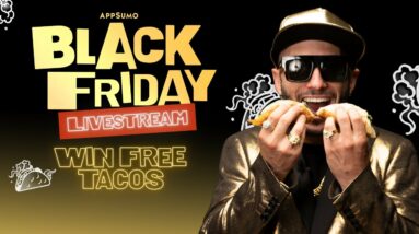 Win Free Tacos! | Black Friday 2022 Livestream with Noah Kagan