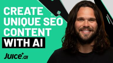 Generate SEO Blogs in 60 Seconds with Juice.ai