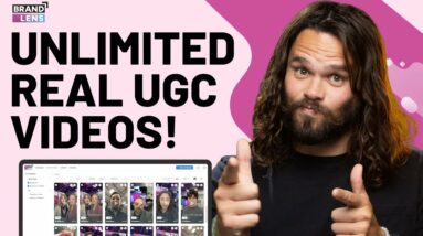 Crowdsource Unlimited Real User-Generated Videos with BrandLens