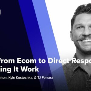 Moving from Ecom to Direct Response and Making It Work ft. TJ Ferrara with Bubs Naturals