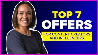 Top 7 ClickBank Offers for Content Creators & Influencers