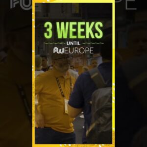 3 Weeks Until AW Europe