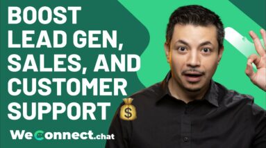 Create Custom Chatbots w/ Native Video Power | WeConnect.chat