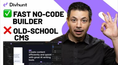 Want a Lightning-Fast Website Builder? Use Divhunt!