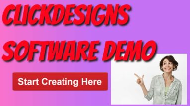 ClickDesigns software demo