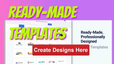 Ready Made Professionally Designed Templates