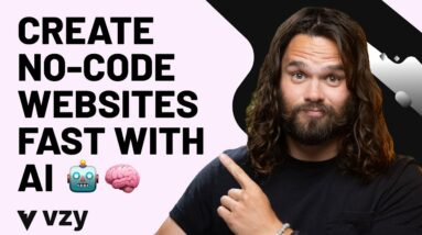 Try Our Latest No-Code Website Builder | Vzy