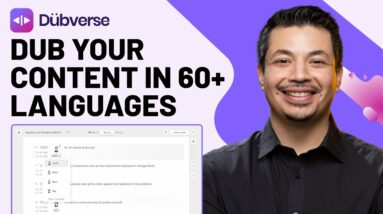 Multilingual Dubbing for Creators | Dubverse.ai