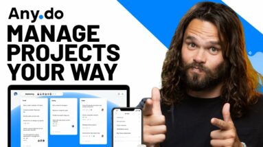 Manage Teams And Projects Your Way with Any.do