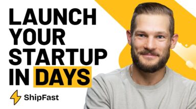 Launch Your Startup in Days, Not Weeks with ShipFast 🚀