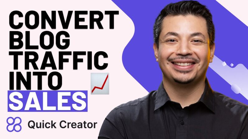 Convert Traffic into Sales with Quick Creator’s SEO Blogging Tools