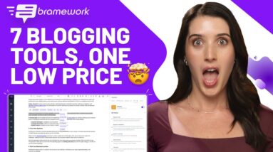 Seven Blogging Tools, One Affordable Lifetime Deal | Bramework