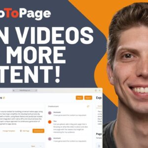 Convert Videos and Audio into Blogs, Course Modules, and More! | VideoToPage