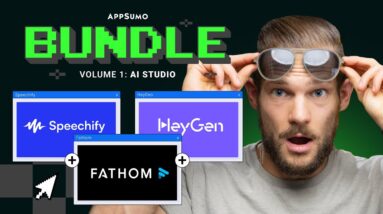 3 AI Powerhouses. 1 Crazy Deal. $39. | Fathom | HeyGen | Speechify | AppSumo