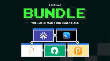 Unlock 5 Apple Tools for One Low Price! | AppSumo Bundle Vol. 3: Mac + iOS Essentials