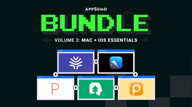 Unlock 5 Apple Tools for One Low Price! | AppSumo Bundle Vol. 3: Mac + iOS Essentials